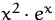 $x^2\cdot e^x$