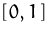 $[\,0,1\,]$