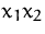 $x_1x_2$