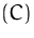 $(C)$