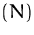 $(N)$