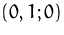 $(0,1;0)$