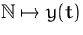 ${\mathbb N}\mapsto y(t)$