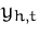 $y_{h,t}$