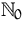 ${\mathbb N}_0$