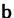 $\mathsfbf{b}$