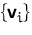 $\{\mathsfbf{v}_i\}$