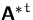 ${\mathsfbf{A}^\ast}^t$