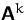 $\mathsfbf{A}^k$