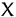 $X$