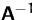 $\mathsfbf{A}^{-1}$