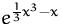 $e^{\frac{1}{3}x^3-x}$